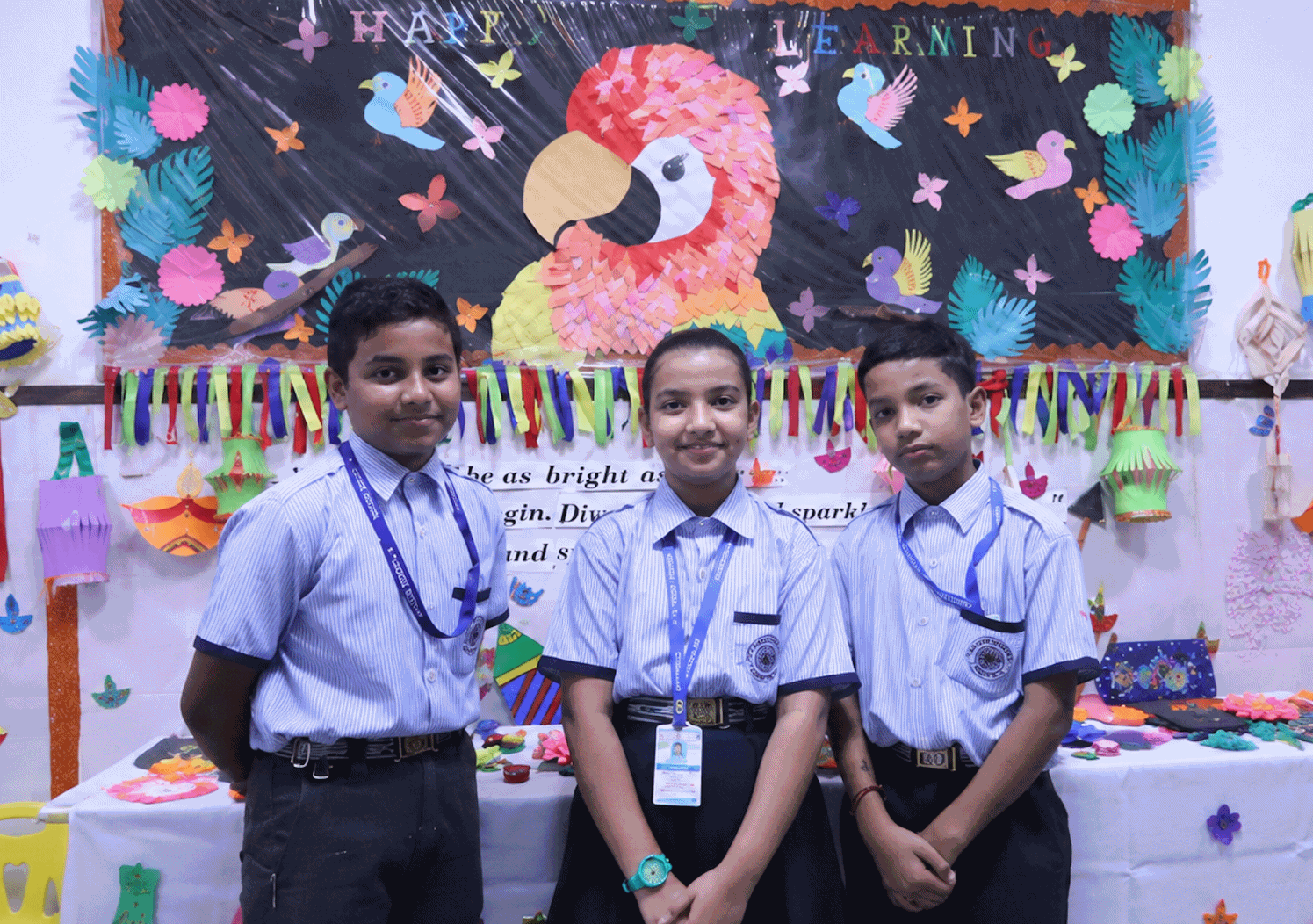Students performing on stage at St. Teresa School