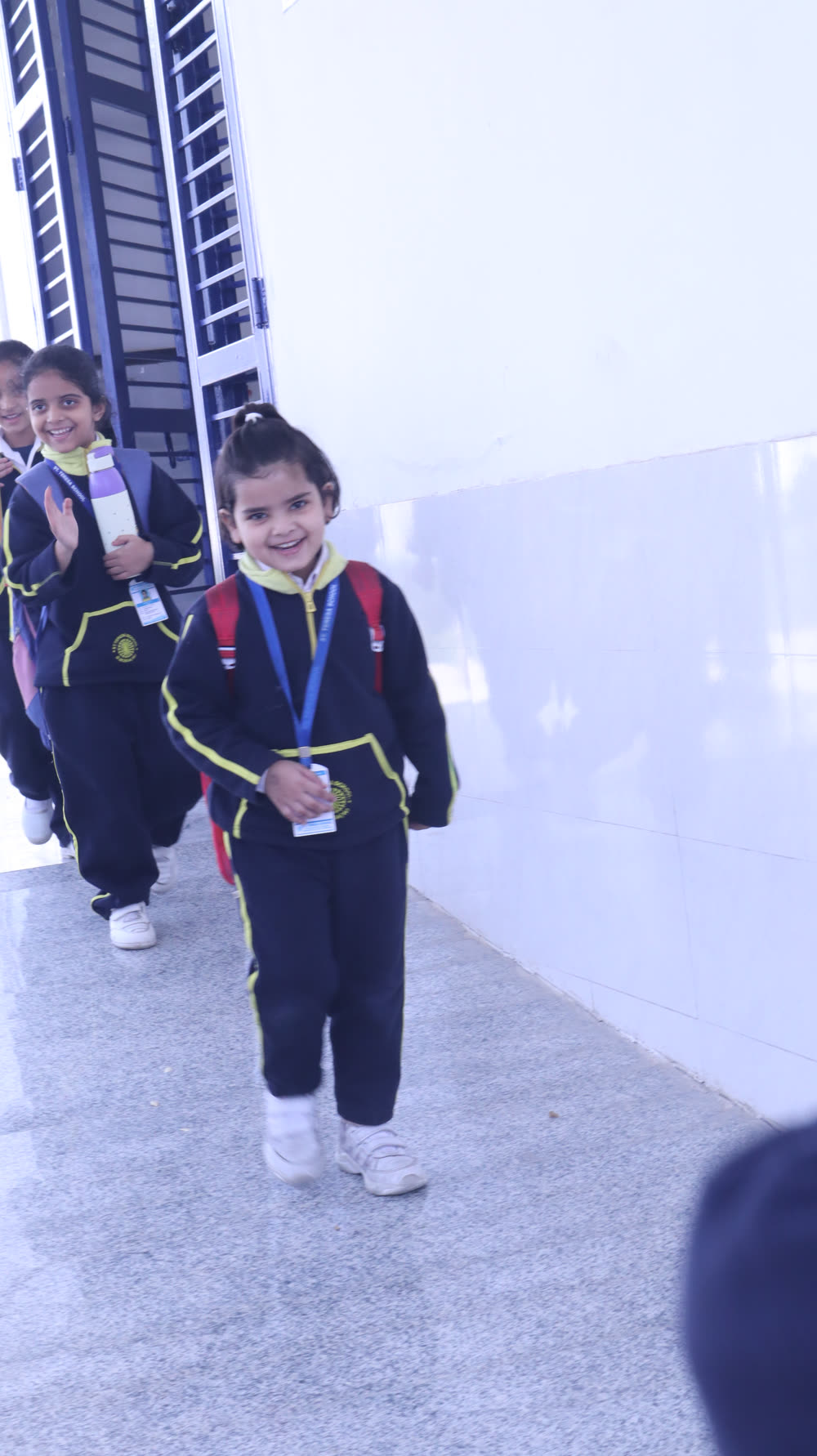 Students heading home after school