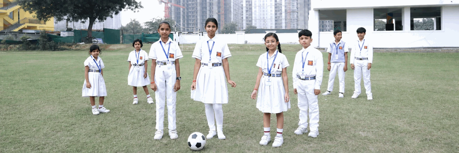 St. Teresa School students on the sports field