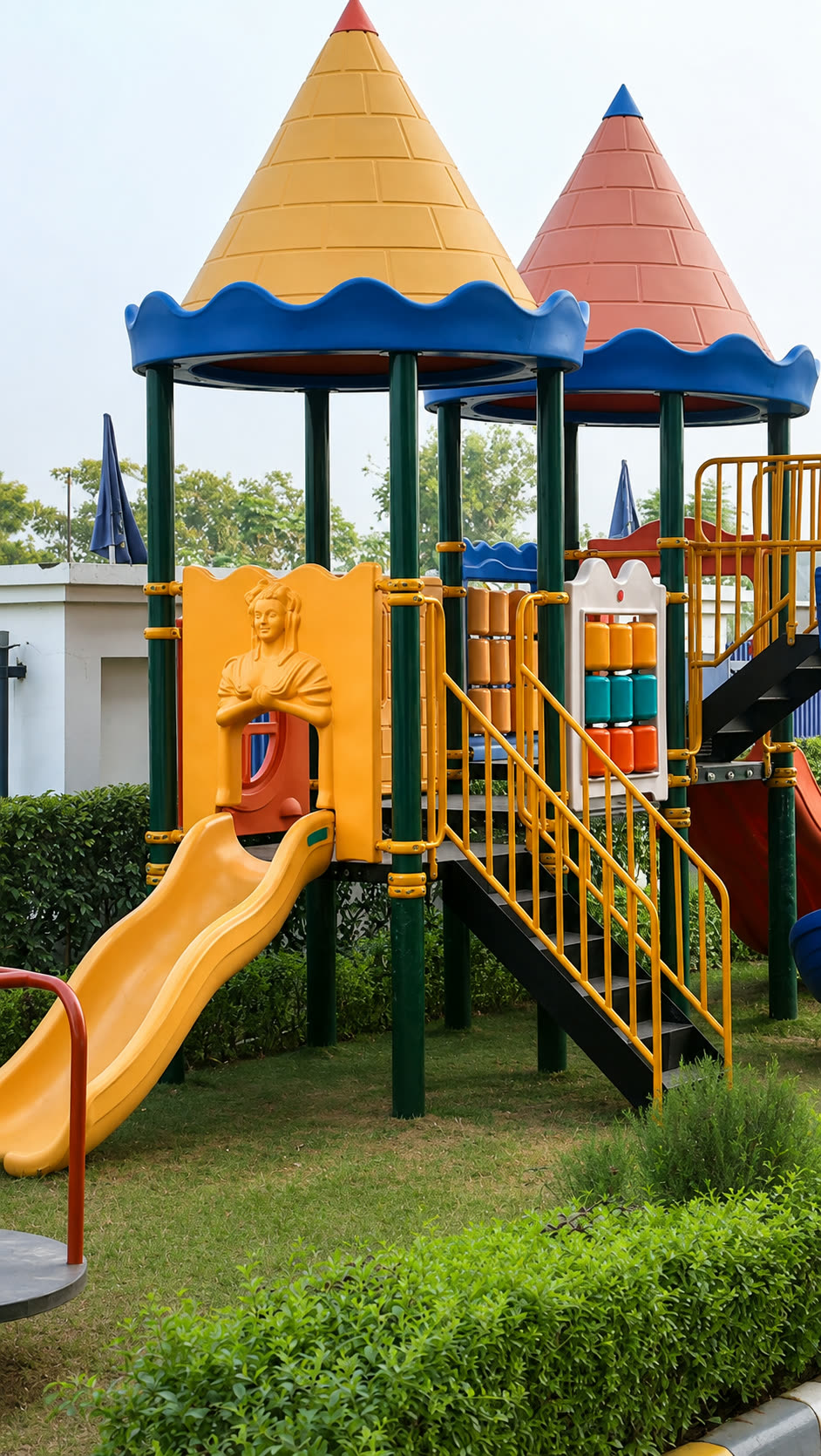 Children playing on the school playground